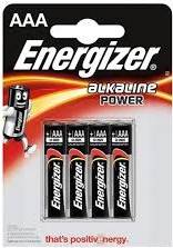 Bateria alkaliczna 1,5V AAA, LR03/4 Energizer 4 szt