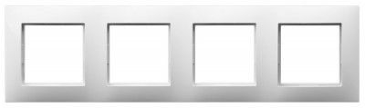 Ramka poczwórna, R-4U/00 Aria biały