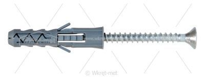 Kołek rozporowy z wkrętem krzyżowym KRX 6x35, KRX-063535, 200 szt