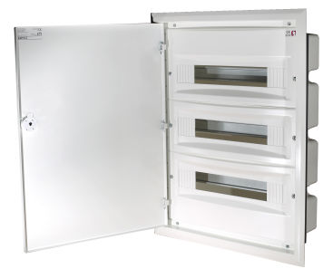 Rozdzielnica podtynkowa ERP-18-3, drzwi metalowe