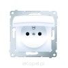 Gniazdo z klapką w kolorze wyrobu bez uszczelki DGZ1BUZ, Simon 54