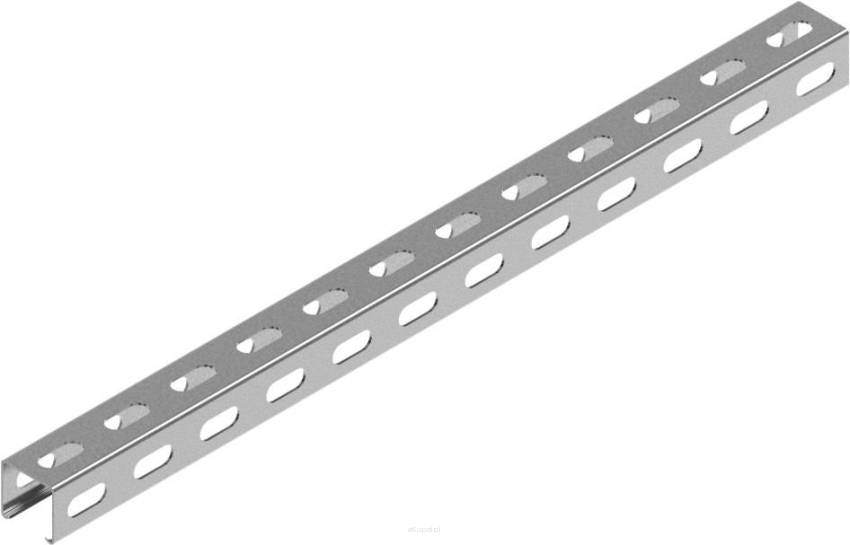 CEOWNIK PERFOROWANY WZMOCNIONY S=40mm W=22mm L=2mb GR=1,5mm STAL OCYNK  CWP40H22/2, Baks