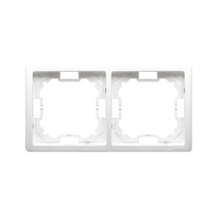 Ramka podwójna, Simon Basic Standard biała