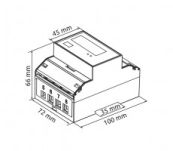 Licznik trójfazowy cyfrowy LS3-F MID Simet - 2