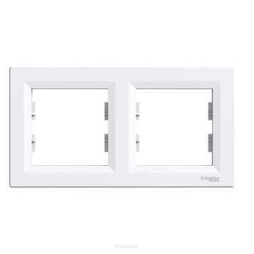 Ramka podwójna biała, EPH5800221 Asfora