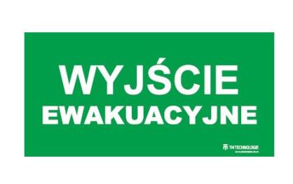 Piktogram "WYJŚCIE EWAKUACYJNE" TMP 13 do oprawy ONTEC S