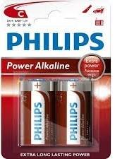 Baterie alkaliczne Powerlife C (LR 14) Philips blister
