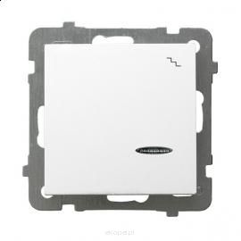 Włącznik schodowy podświetlany, ŁP-3GS/M/00    AS biały