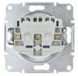 Gniazdo 2P+Z bez ramki z przesłoną styków, EPH2800271 Asfora antracyt - 2