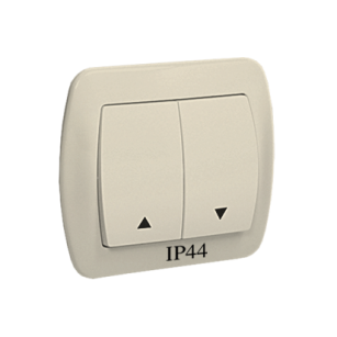 Przycisk żaluzjowy hermetyczny IP-44, Akord beżowy