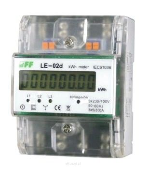Licznik zużycia energii elektrycznej LE-02D MID trójfazowy