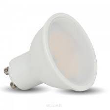 Żarówka LED VT-1975 4,5W GU10 6000K, 230V biała zimna