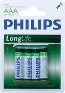 Baterie Longlife AAA (R 03) Philips blister