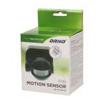 Czujnik ruchu na podczerwień OR-CR-201/B czarny - 3