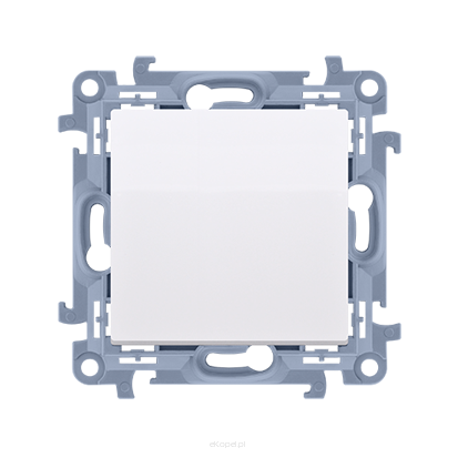 Przycisk zwierny pojedynczy bez piktogramu Simon 10, CP1.01/11 biały