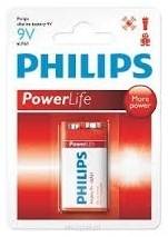 Bateria alkaliczna Powerlife 9V, 6LR61 Philips