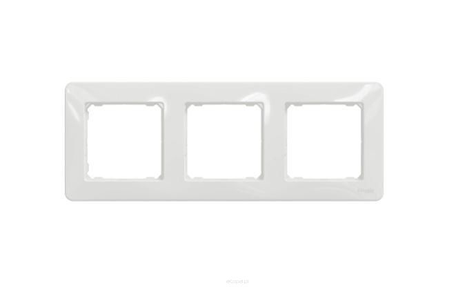 Ramka potrójna biała, SDD311803 SEDNA DESIGN