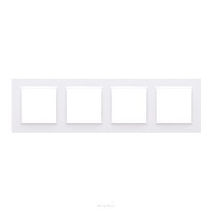 Ramka 4- krotna Simon 10, CR4/11 biały