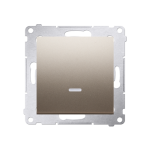 Przycisk zwierny podświetlany DP1L, Simon 54 metalizowany - 2