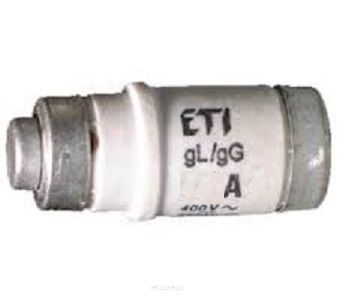 Wkładka topikowa małogabarytowa zwłoczna, D02 50A 400V 02212004