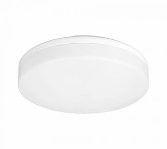 Oprawa GAMMA LED BASIC 280 RCR czujnik ruchu, IP54 biała, klosz opal, Lena