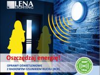 Oprawa CAMEA RCR 75W z czujnikiem ruchu, biała, klosz mleczny, Lena - 3