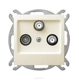 Gniazdo RTV-SAT-SAT końcowe, GPA-G2S/M/27   AS ecru