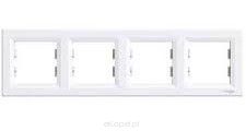 Ramka poczwórna biała, EPH5800421 Asfora