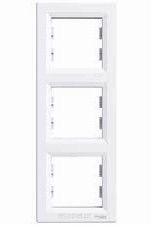 Ramka potrójna pionowa biała, EPH5810321 Asfora