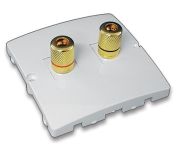 Gniazdo głośnikowe pojedyncze  BMGL2,  Simon Basic białe - 2