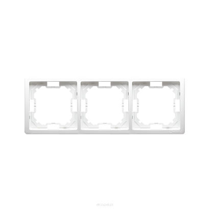 Ramka potrójna, Simon Basic Standard biała