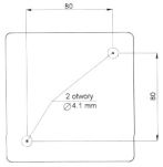 Ręczny ostrzegacz pożarowy z młotkiem, ROP-AM - 2