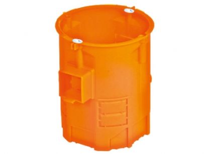 Puszka podtynkowa szeregowa 60 mm, S60GFW, ekstra głęboka z wkrętami