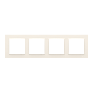 Ramka 4- krotna Simon 10, CR4/41 kremowy