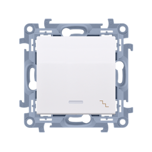 Łącznik schodowy z podświetleniem LED Simon 10, CW6L.01/11 biały 