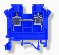 Złączka szynowa gwintowa, 6 mm2, ZSG1-6NN niebieska