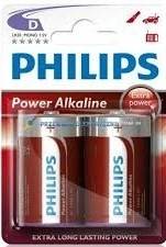 Baterie alkaliczne Powerlife D (LR 20) Philips blister