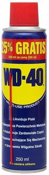 Odrdzewiacz wielofunkcyjny antykorozyjny WD-40, 250ml