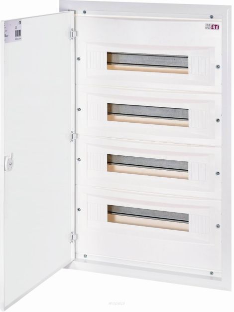 Rozdzielnica podtynkowa ERP-18-4, drzwi metalowe