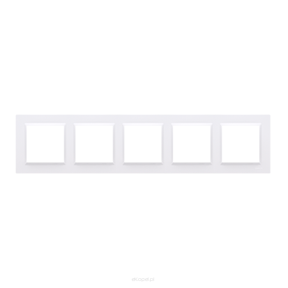 Ramka 5- krotna Simon 10, CR5/11 biały