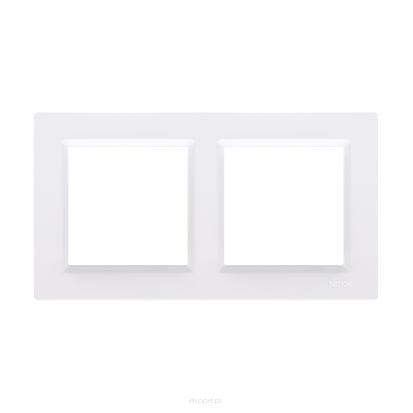 Ramka 2- krotna Simon 10, CR2/11 biały